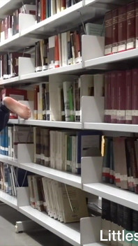 Library Squirts All Over Her Face & Swallow Squirt!