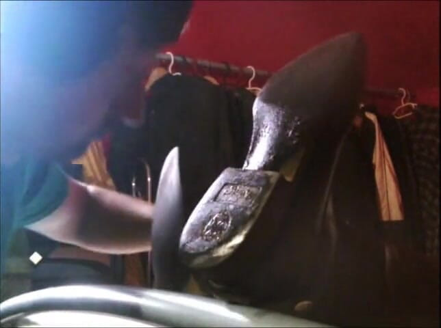 Henry029: Licking riding boots