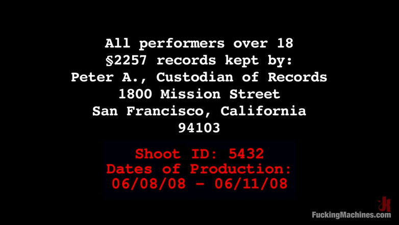 Fucking Machines by Kink: Bootycamp dag 3: ballen eruit