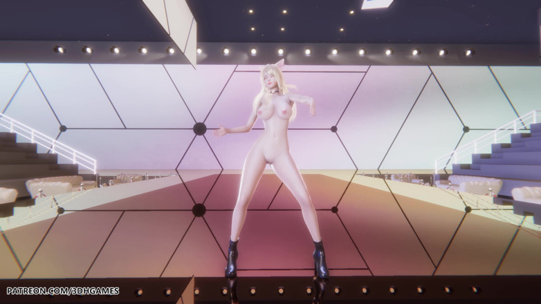 3D-Hentai Games: Chung Ha - estresse - ahri sexy dança nua