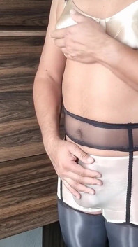 Sexy Gold Shiny Bullet Bra