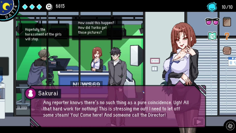 NSFWOtaku: Permainan Hentai - adegan seks hentai stasiun TV (pembaca pembaca tv, wanita...