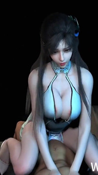 3d puttana asiatica troia con un vestito sexy è stata scopata