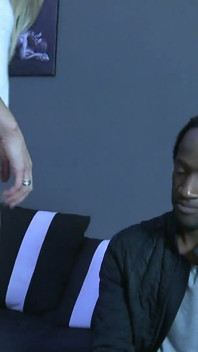 Melody Pleasure's first big black cock
