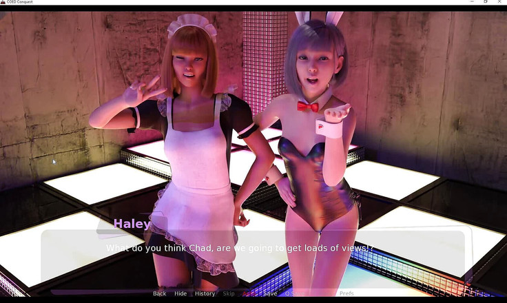 EroticKrisso: 男女共学の征服-ホットなブルネットは本当の性交を持っています