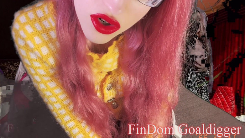 FinDom Goaldigger: Трансформація помаранчевих великих губ