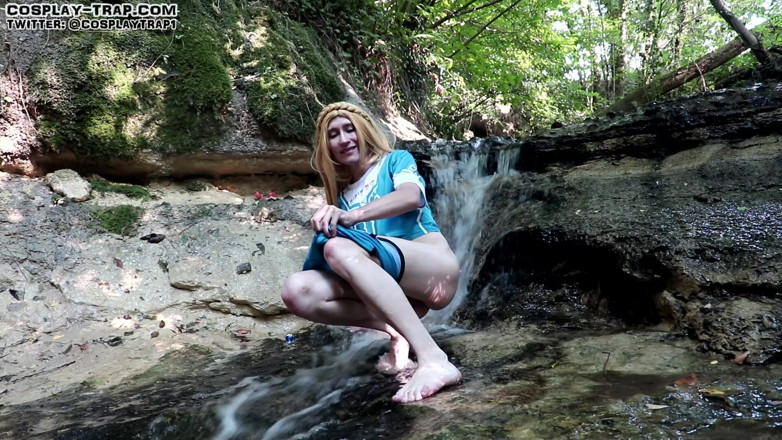 RosalinaxGirl: Femboy Zelda water moaning anal