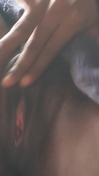 Pissing Outdoors Fingering Slapping My Wet Black Pussy