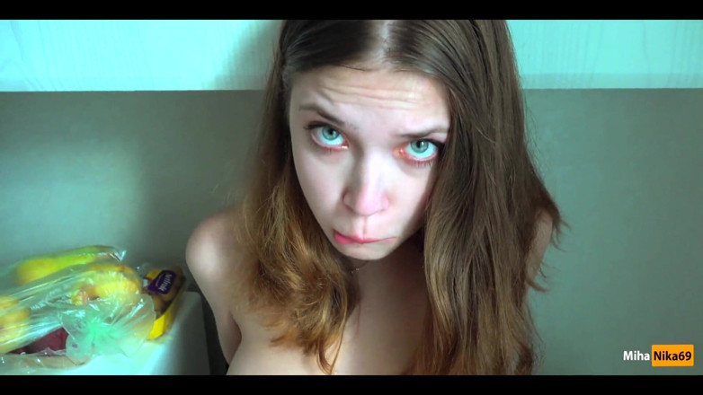 MichaelFrostPro: Young Housewife with Big Natural Tits Gets Cum in Mouth
