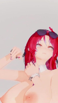 Azur Lane Alsace Hentai Nude Dance Savage Hot Sexy Big Boobs Mmd 3D Red Hair Color Edit Smixix