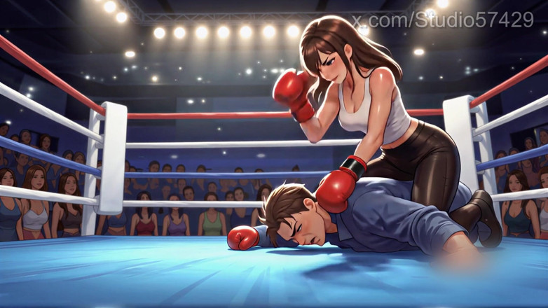 Supreme femdom: Promotor tinju femdom, pemujaan sepatu bot di tempat umum dan...