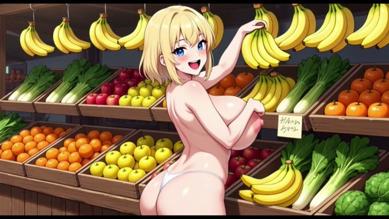 Hot girl dancing: Funny Jokes and Boobs in Market, Ai Animation