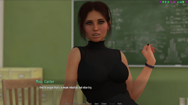Porny Games: University Days by Greebo - Hotel Night with Stepmommy 9
