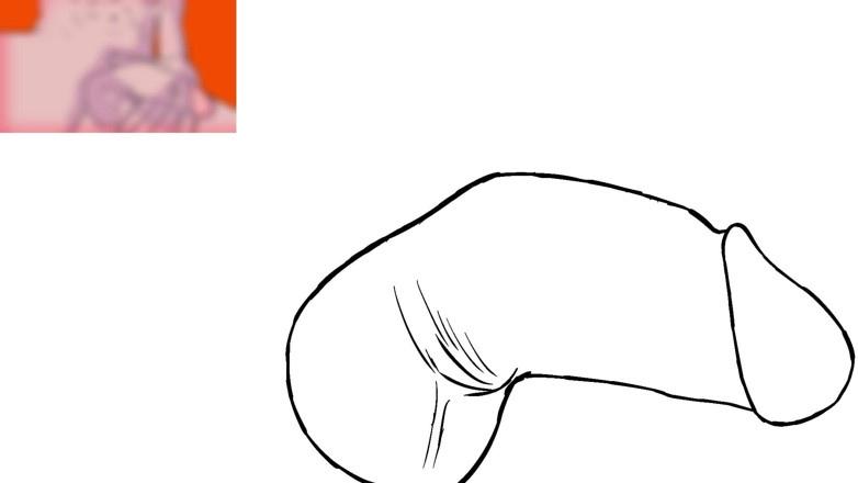 Gay violet rain: Dick and Muscle Growth Animation Timelapse
