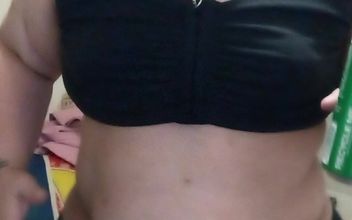 Drinking Soda and Playing with Belly