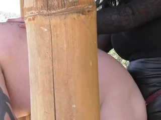 Diana Von Rigg: Dick on a Stick Anal Humiliation
