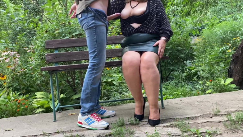 OurFetishLife: A Stepmother Caring for Her Stepson in a Public Park