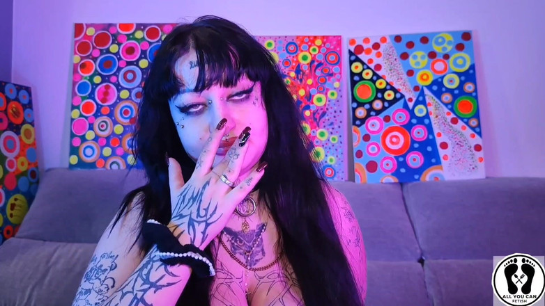 All You Can Fetish: Cachonda Deedeelove, grandes tetas, axilas y nariz, película fetiche