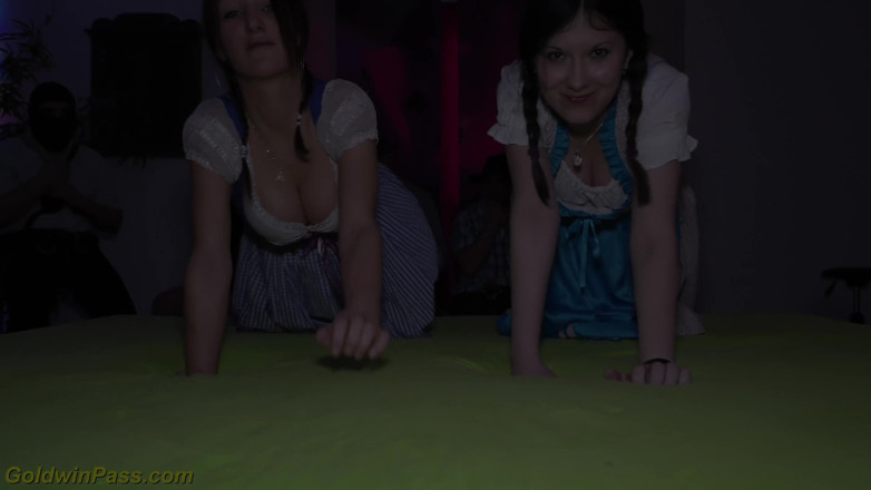 Goldwin pass: Wild german lederhosen groupsex fuck orgy