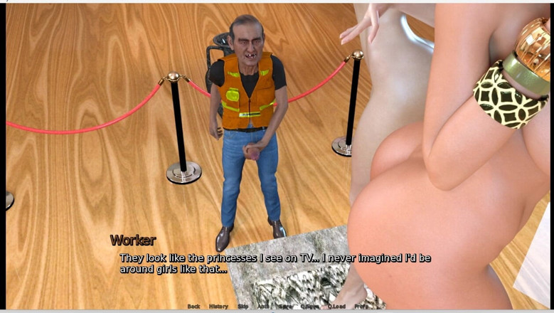 XXX Games Bunk: ローラの欲望に満ちた秘密のクリスマス2024 妻が美術館で夫の前でセックス