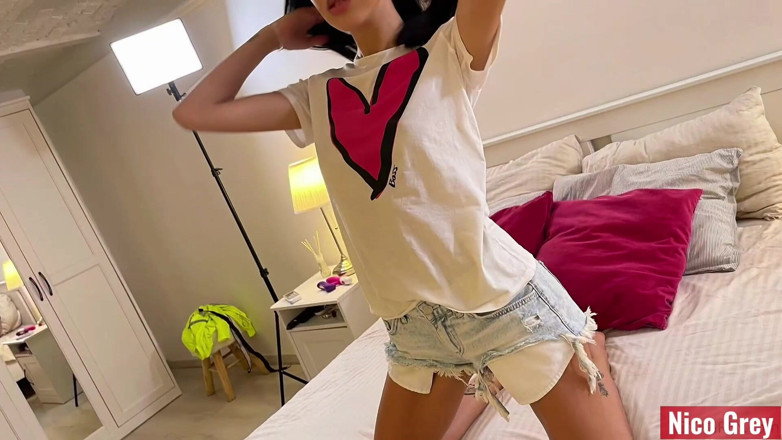 Nico Grey: This Amateur POV Crossed a Line Fast - Double Blowjob and...