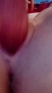 Young Girl with Gorgeous Ass Plays with Dildo
