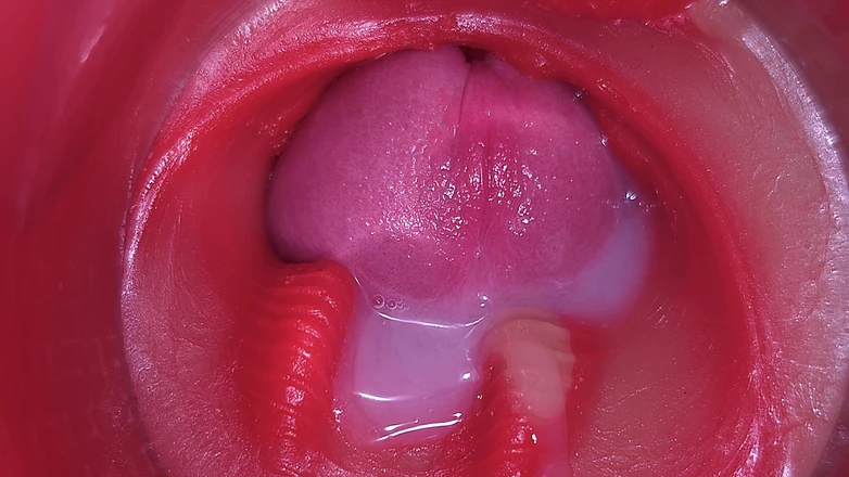 Creme sperm: Super Cum in Vagina. Excellent Internal Camera