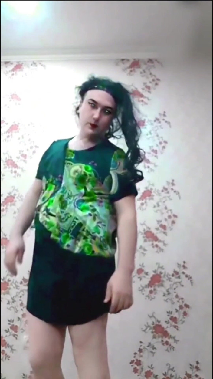 Kitty_Cross: Boy möpse natürlicher sissy transvestit, lady boy, weiße haut, dicker...
