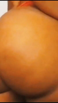Big Black Ass in Panties Ass Clapping and Spreading Cheeks