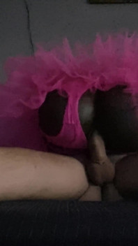 Sexy zadek ošukaný v tutu sukni