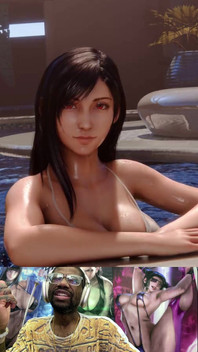 Big Huge Milky Breast Ass Tifa Shows You Her Tasty Milkies