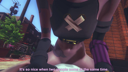 Waifu club 3D: Jinx riding your cock pov