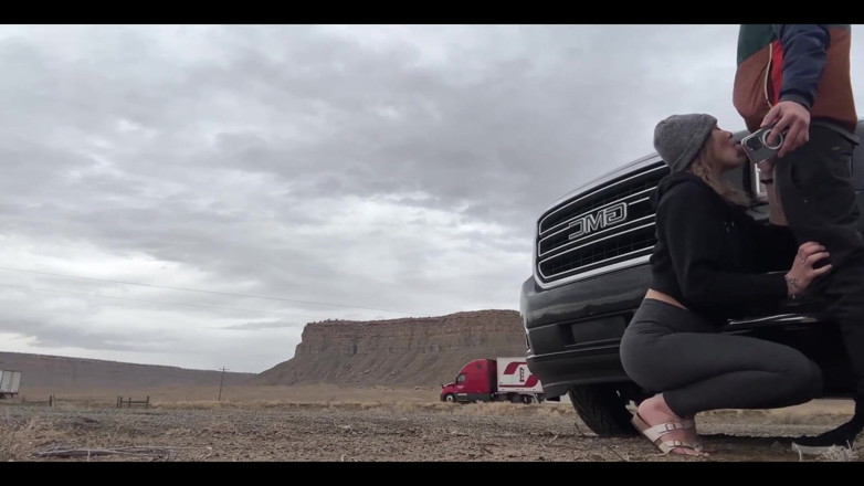 Mya Lane: Blowjob Next to Road for People to Watch Public Blowjob...