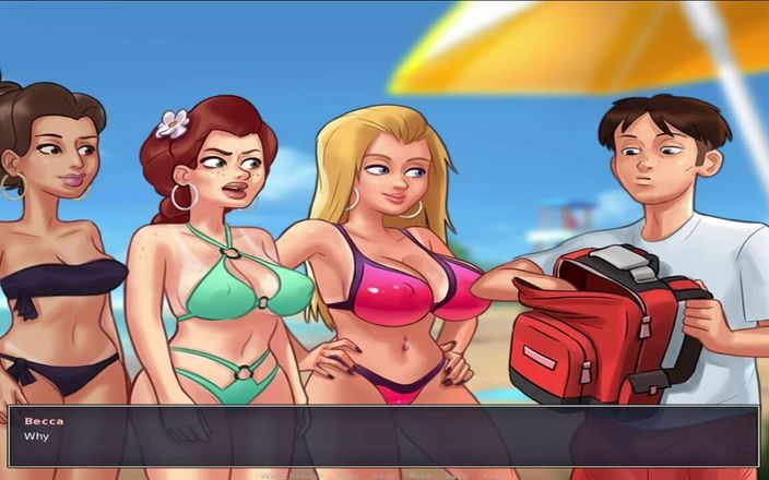 Joystick Cinema: Summer Time Saga (teil 13) - Spin the Bottle mit Roxxy und freunden