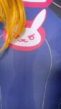 Extended Cut of Stupid Sissy in Cosplay Punishes Her Nipples and Gagging Blowjob