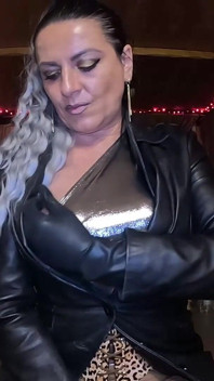 Shiny Leather Fetish - Cameltoe, Dirty Talk & Intense Orgasm 307