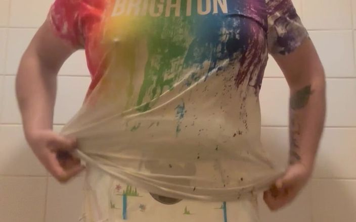 Littleejtime: Straight From Barth I Dry off and Diaper up