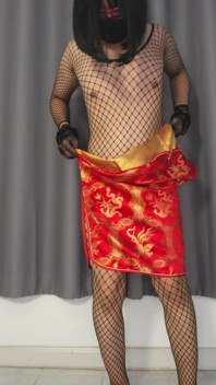 Sis-k Fishnet Bodysuit Ep2: Chinese Dress