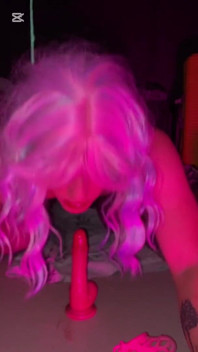 Sissy Ride on Dildo Cum Twice and Eat This