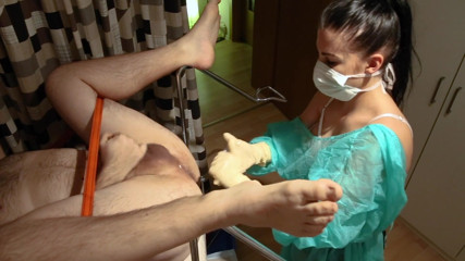 Marcus Pollack: Double fisting on the gyn chair - The young nurse worried...