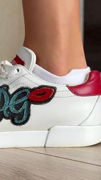 My D&g Sneakers Beg to Be Undressed