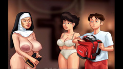 Johannes Gaming: Summertime saga - 玛丽亚被修女打屁股