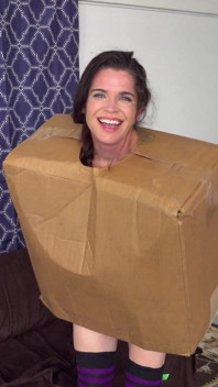 Stepmom Stupidity - Stuck in a Box and Creampied