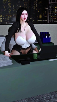 Beauty Leader Threesome Her Co-worker (p1) - 3D Animation Hentai