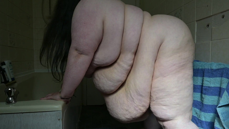 SSBBWLadyBrads: SSBBW巨大なお腹拍手ビデオ