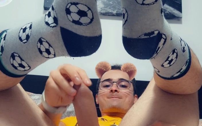 The college boy: Niegrzeczny chłopak z college'u zrobić spust wideo dla swojego tatusia