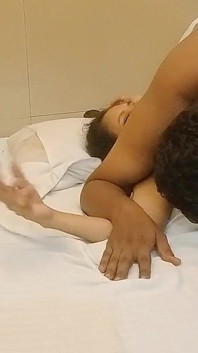 Finally She Finger Her Self with Blowjob Combination