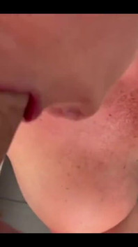 I Give Him Blow Job When He Look My Porn Video and Cum on My Face and in Mouth