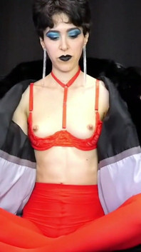 Mink Fur and Small Tits Worship