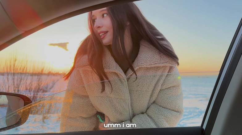 HannahKim: 나는 동료 여행자에게 타기를 했고 그녀는 창녀로 밝혀졌다.